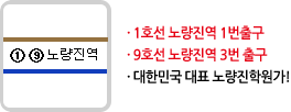 1,9호선 노량진역